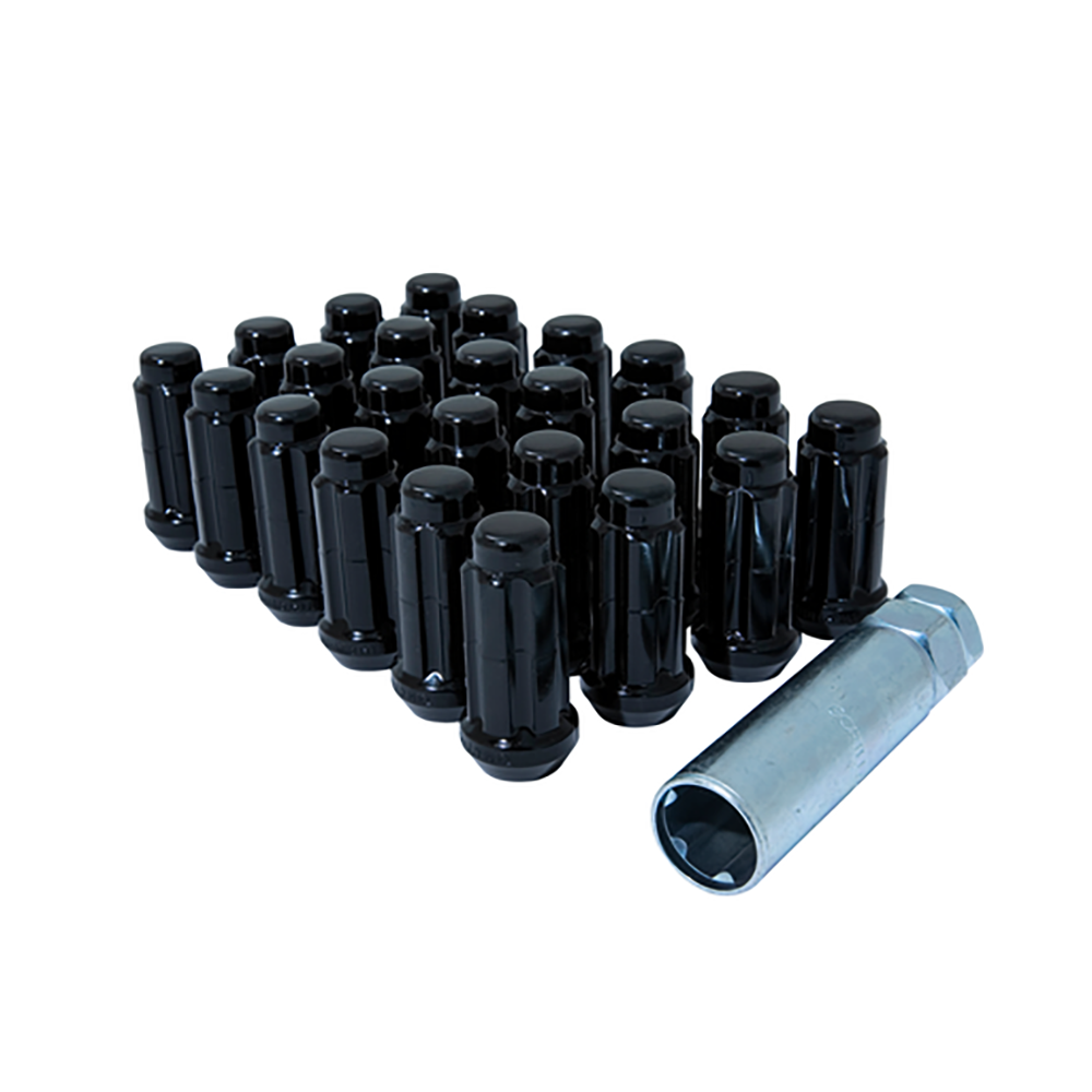 Gorilla Automotive - 6lug 14-2.0 Splne Wik Trk Blk Gor - K6TS-14200BGR