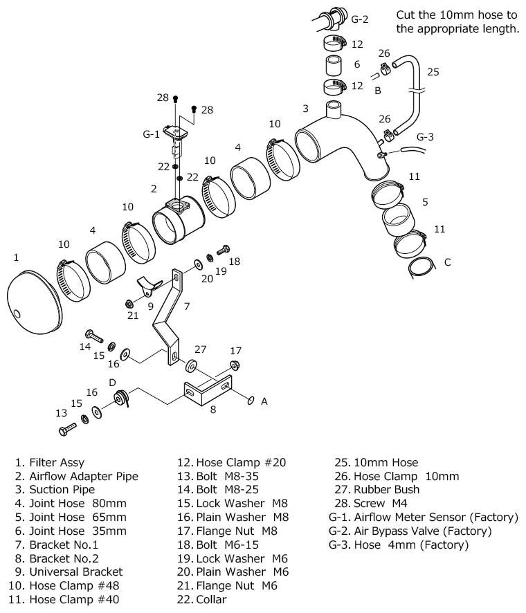 HKS Racing Suction Classification - 70020-AM106