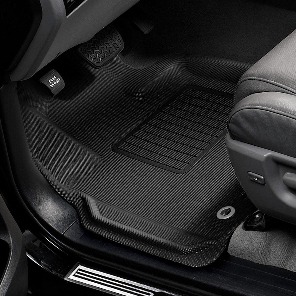 3D MAXider 19-23 Subaru Solterra Kagu Black Floor Mat - Row 1/2 - L1SB03501509