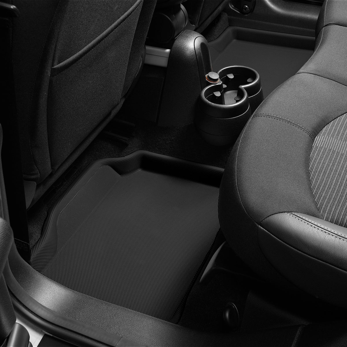 3D MAXider 20-23 Toyota Highlander Gas 8-Seat Kagu Black Floor Mat - Row 1/2/3 - L1TY26201509