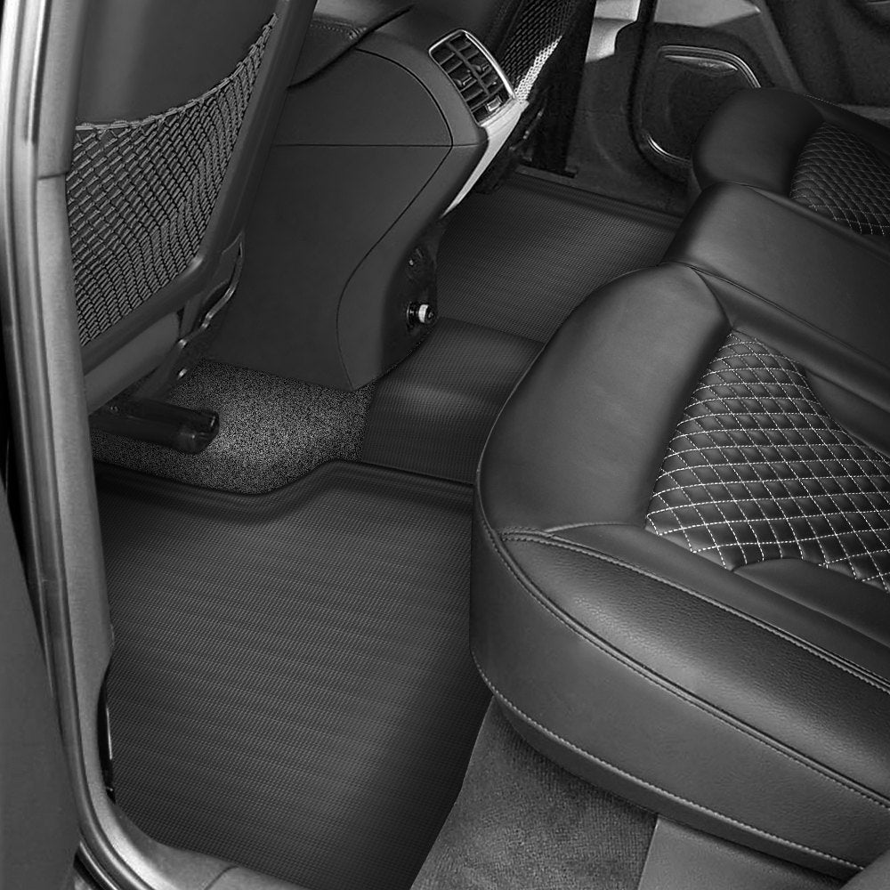 3D MAXpider 2024+ Toyota Tacoma Double Cab Kagu 2nd Row Floormats - Black - L1TY32221509