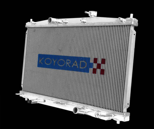 Koyo 11-16 Honda CR-Z 1.5L Hybrid (MT) / 09-14 Honda Fit (MT) Radiator - KS082409 for 2011-2016 Honda CR Z - front view