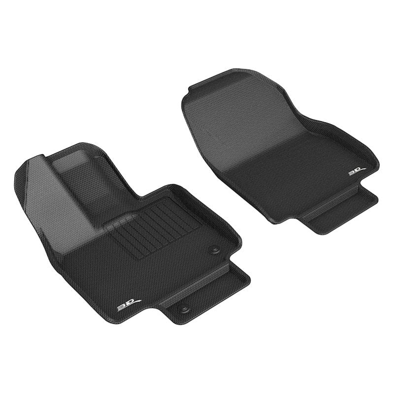 3D MAXider 20-23 Toyota Highlander Kagu Black Floor Mat - Row 1 - L1TY26211509