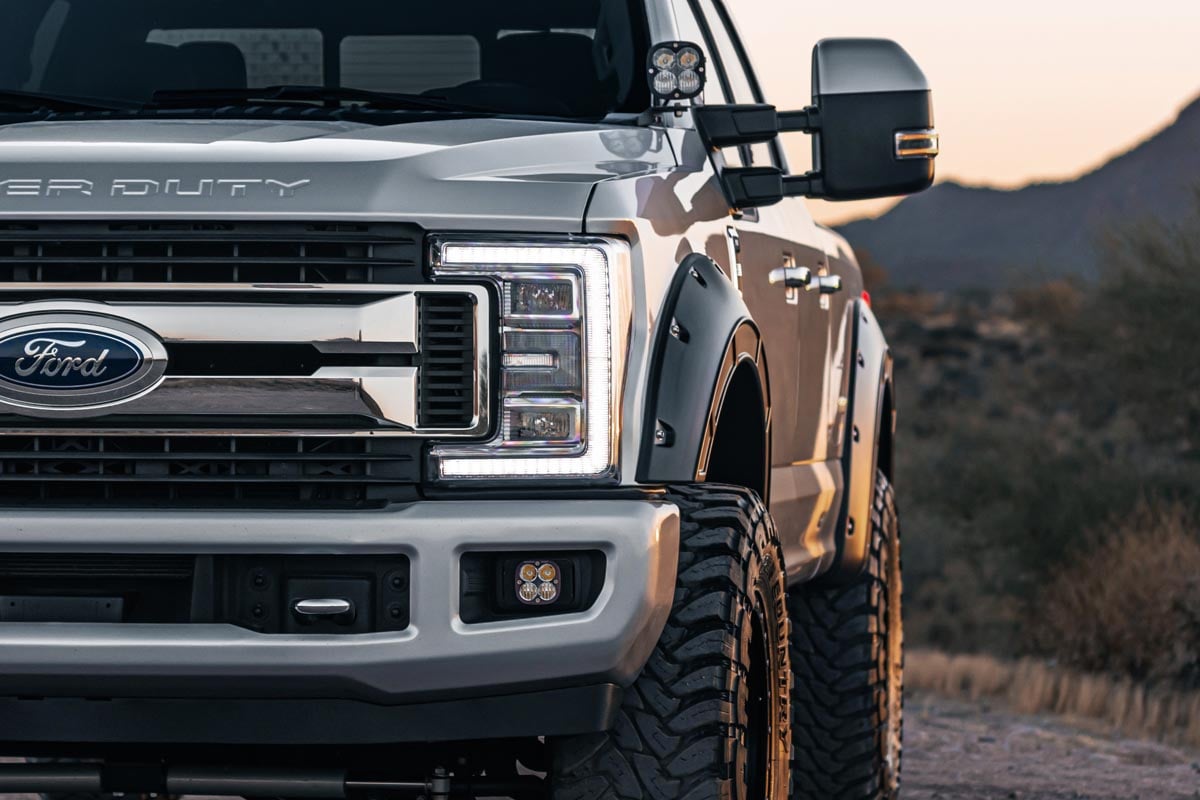 Fender Flares | Defender | Z1 Oxford White | Ford F-250/F-350 Super Duty (17-22)