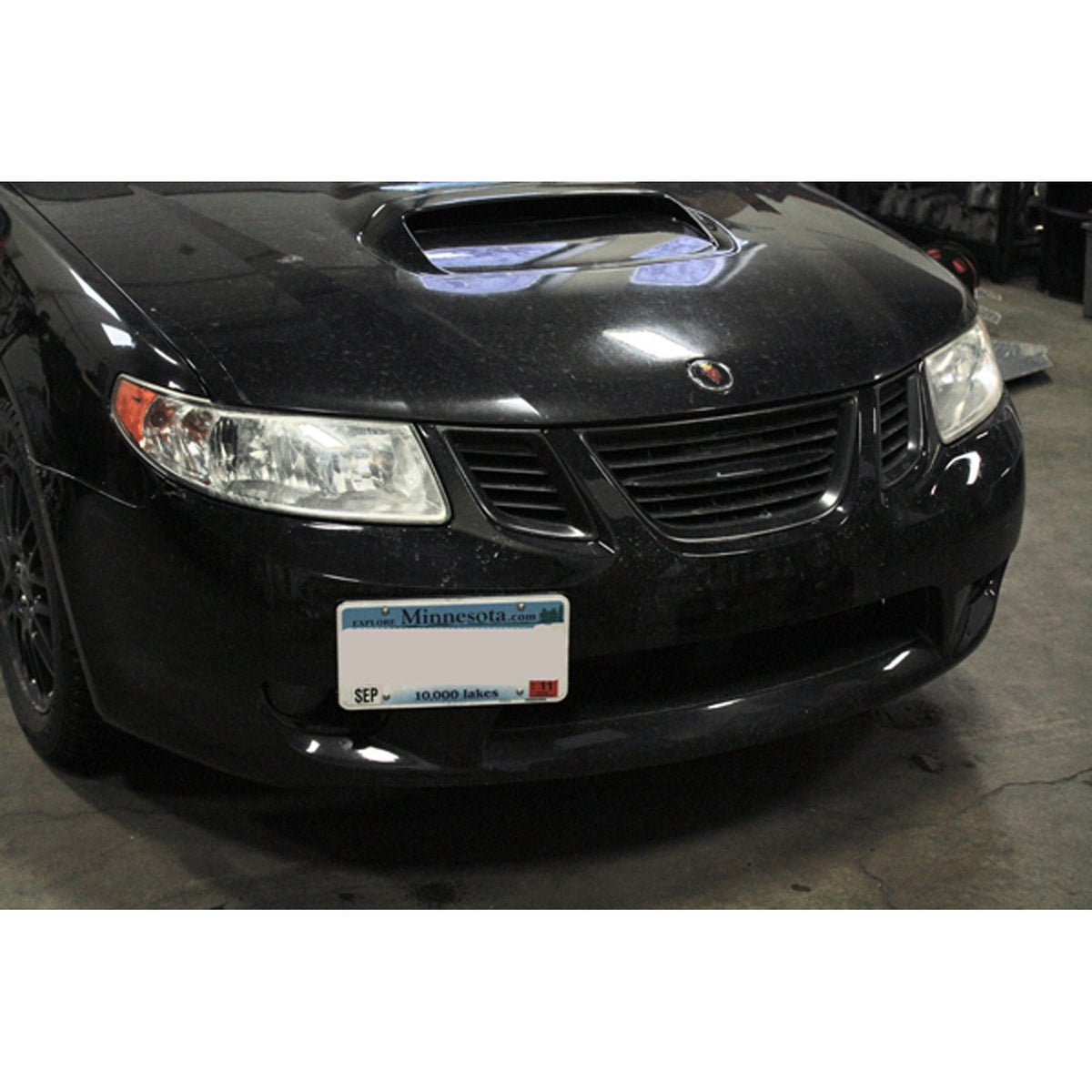 GrimmSpeed 02-07 WRX/STi /05-06 Saab 9-2X License Plate Relocation Kit - GRM094005