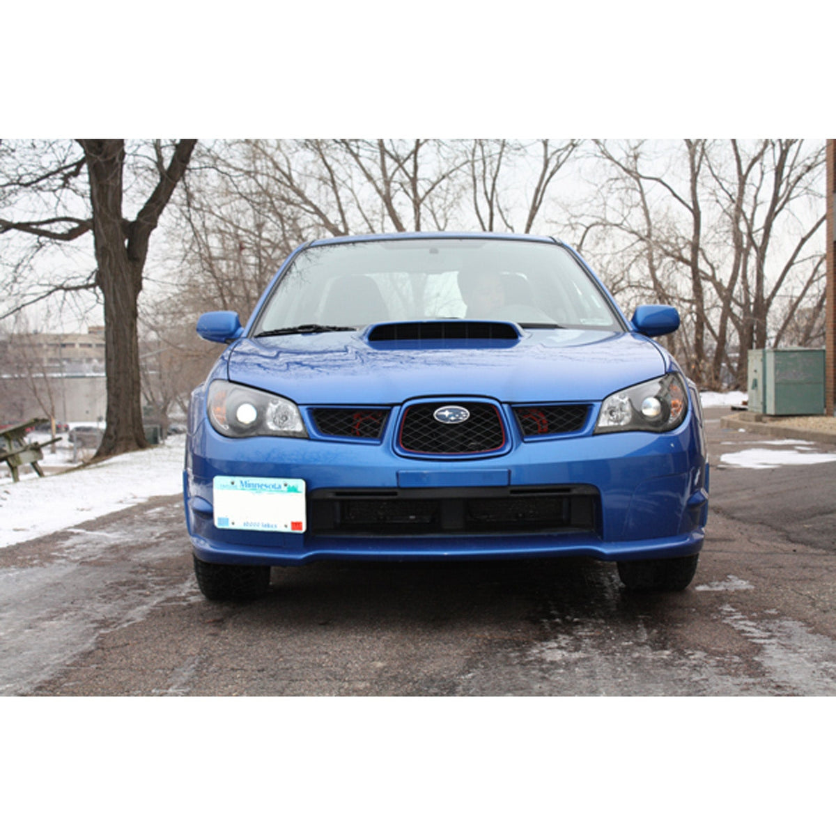 GrimmSpeed 02-07 WRX/STi /05-06 Saab 9-2X License Plate Relocation Kit - GRM094005