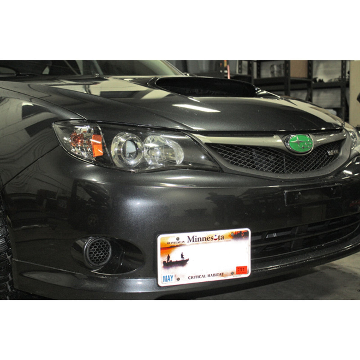 GrimmSpeed 08+ WRX/STi / 05-09 LGT License Plate Relocation Kit - GRM094011