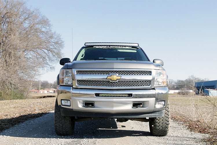 LED Light Mount | Bumper | 20&quot; | Chevy Silverado 1500 (07-13)/Silverado 2500 HD (07-10) 