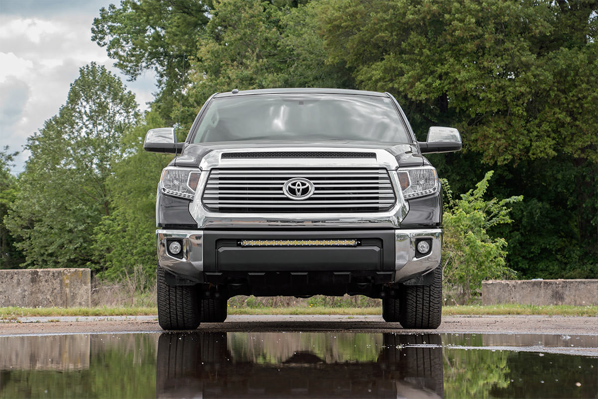 LED Light Kit | Bumper Mount | 30&quot; Chrome Single Row | Toyota Tundra (14-21)