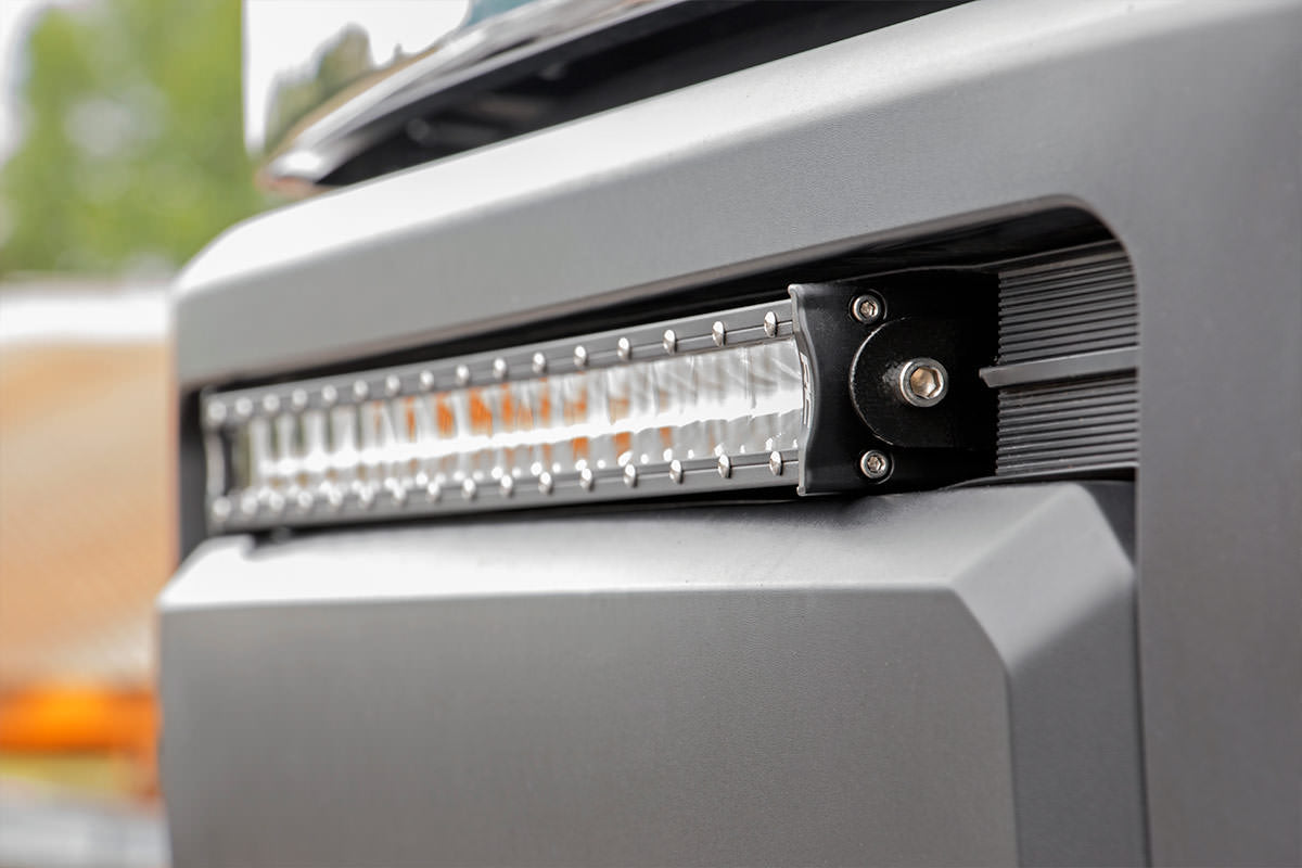 LED Light Kit | Bumper Mount | 30&quot; Chrome Single Row | Toyota Tundra (14-21)