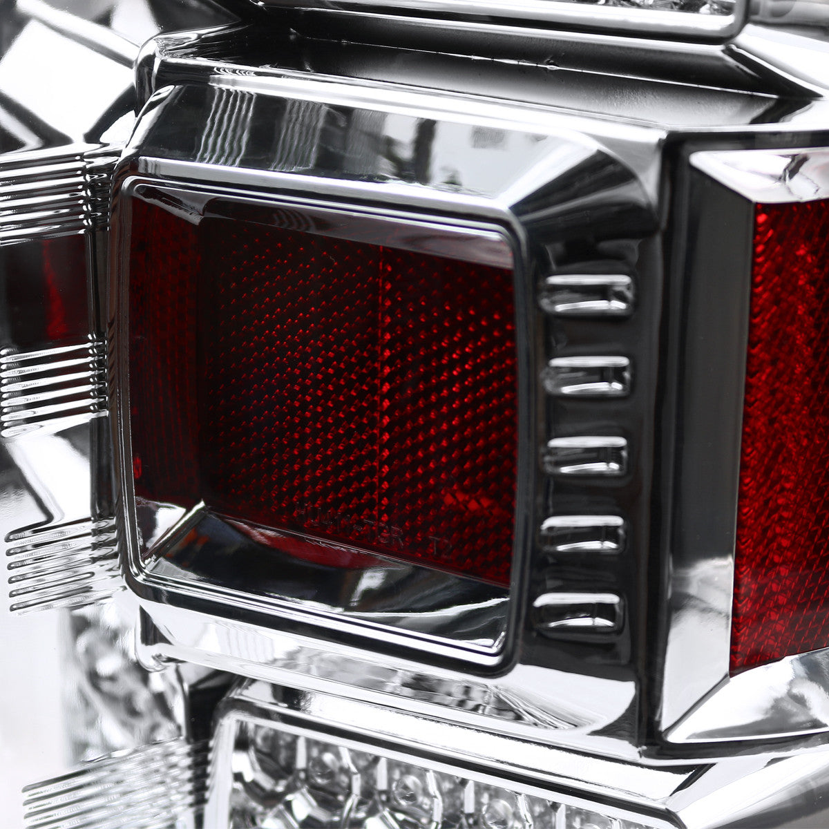 Spec-D Tuning - 2015-2017 Ford F-150 Chrome LED Tail Lights - LT-F15015CLED-TM
