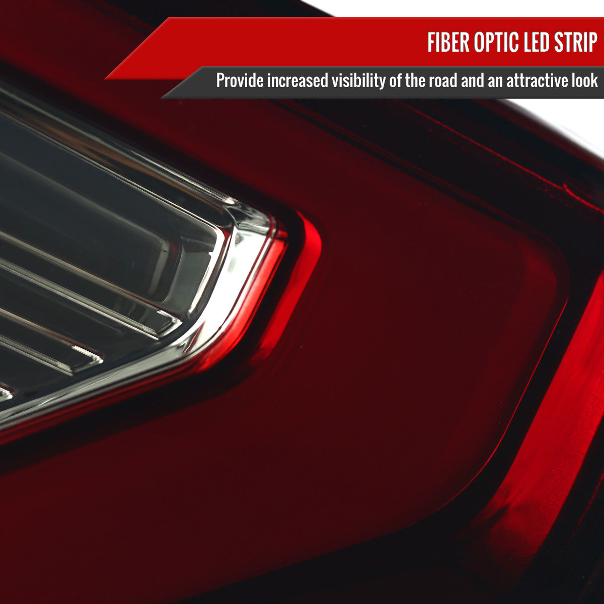 Spec-D Tuning - 2015-2017 Ford F-150 Smoked LED Tail Lights - LT-F15015RGLED-TM