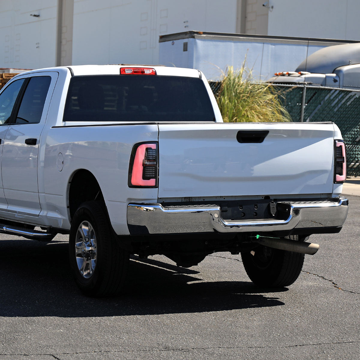 Spec-D Tuning - 2019-2024 Dodge RAM 2500/3500 LED Sequential Signal Tail Lights (Glossy Black Housing / Dark Smoked Lens) - LT-RAM1925BBLD-SQ-RS