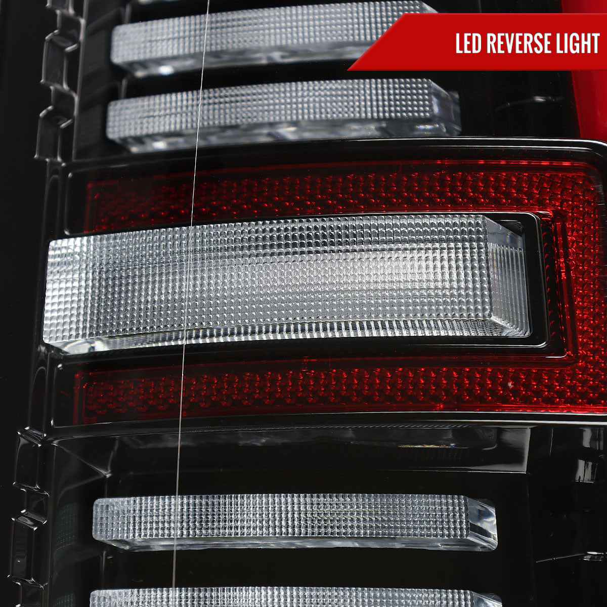 Spec-D Tuning - 2019-2024 Dodge RAM 2500/3500 LED Sequential Signal Tail Lights (Jet Black Housing / Clear Lens) - LT-RAM1925BKLD-SQ-RS