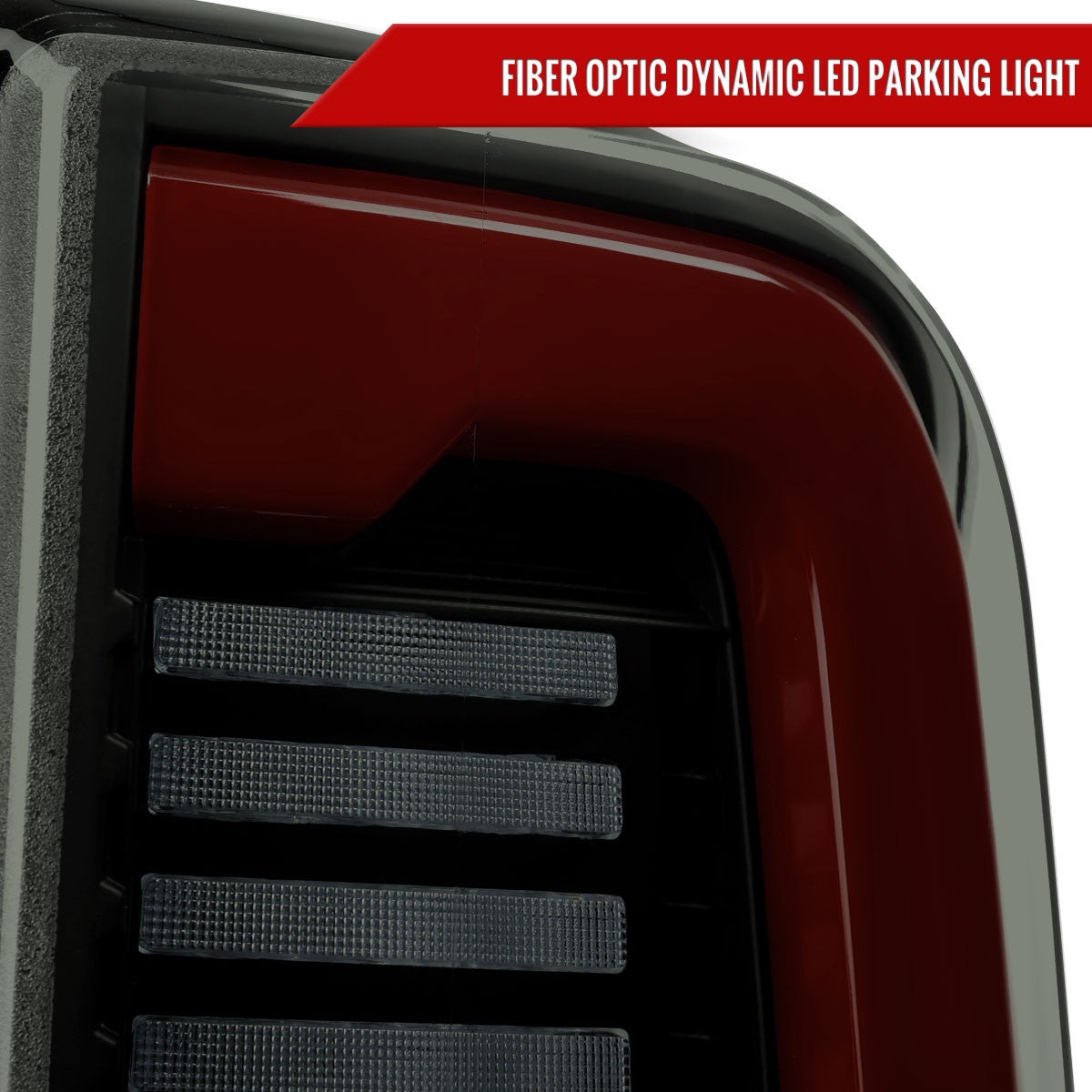 Spec-D Tuning - 2019-2024 Dodge RAM 2500/3500 LED Sequential Signal Tail Lights (Black Housing / Smoked Lens) - LT-RAM1925SMLD-SQ-RS