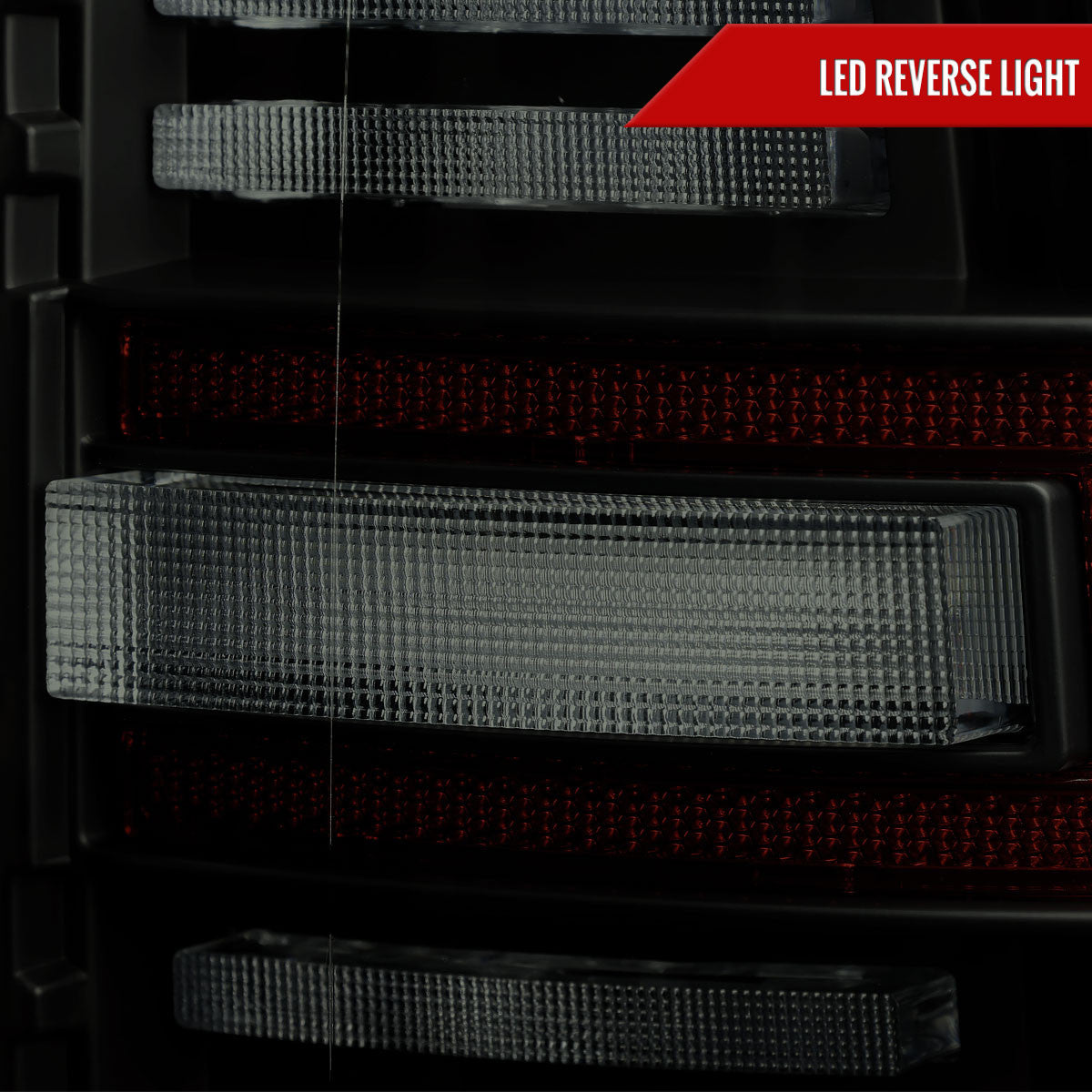 Spec-D Tuning - 2019-2024 Dodge RAM 2500/3500 LED Sequential Signal Tail Lights (Black Housing / Smoked Lens) - LT-RAM1925SMLD-SQ-RS