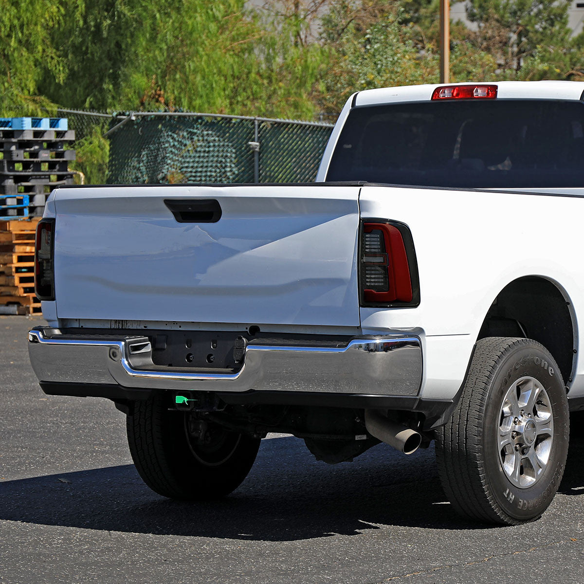 Spec-D Tuning - 2019-2024 Dodge RAM 2500/3500 LED Sequential Signal Tail Lights (Black Housing / Smoked Lens) - LT-RAM1925SMLD-SQ-RS