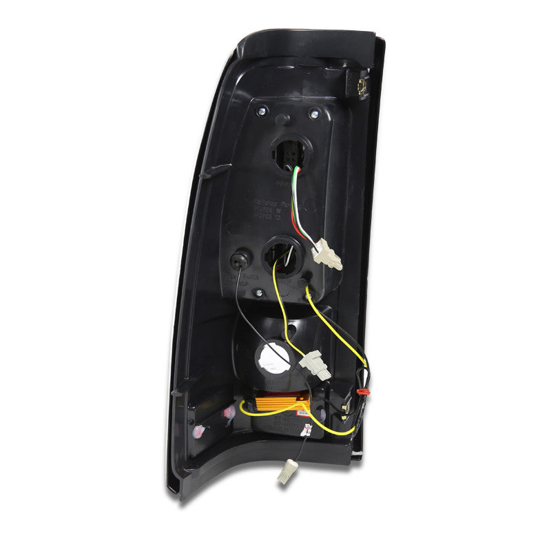 Spec-D Tuning - 2003-2006 Chevrolet Silverado LED Tail Lights (Chrome Housing/Smoked Lens) - LT-SIV03GLED-TM