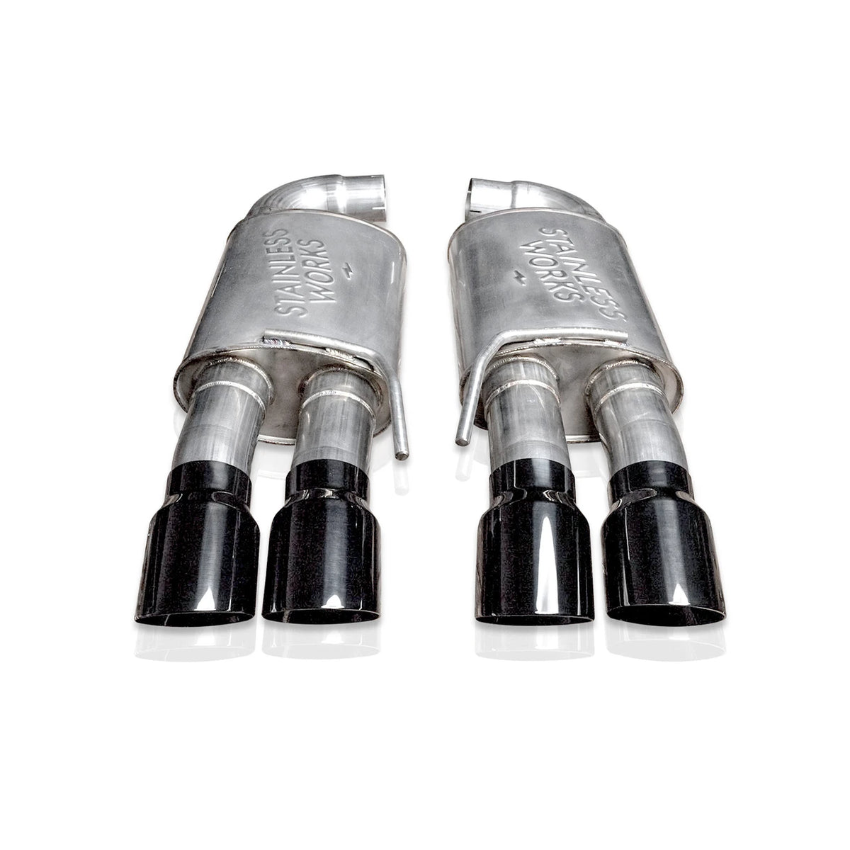 Stainless Works - 2018-23 Mustang GT Axleback: Legend/Redline Series - M18ABLB