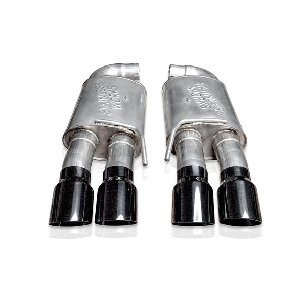 Stainless Works - 2018-23 Mustang GT Axleback: Legend/Redline Series - M18ABLB