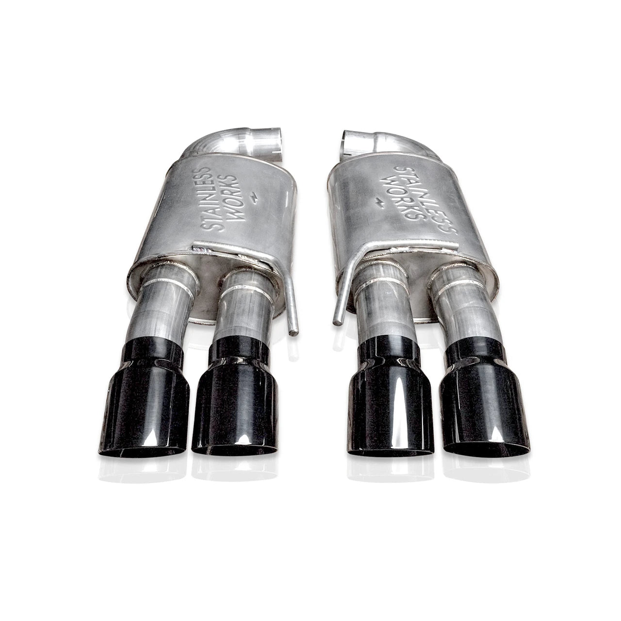 Stainless Works - 2018-23 Mustang GT Axleback: Legend/Redline Series - M18ABR