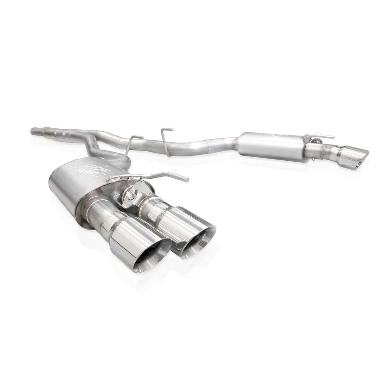 Stainless Works - 2024-26 Mustang GT Catback Quad Tips - M24QUADXPCR