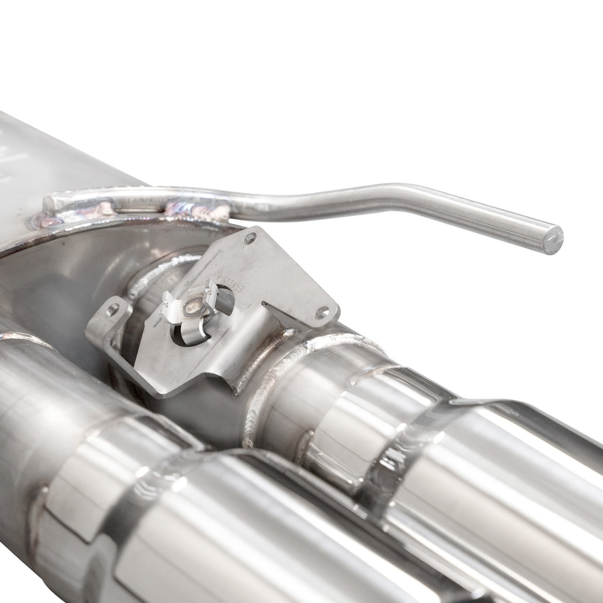 Stainless Works - 2024-26 Mustang GT Catback Quad Tips - M24QUADXFCL