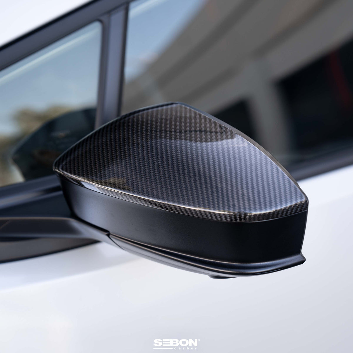 Seibon 23-25 Toyota Prius Carbon Fiber Mirror Cover - MC23TYPR