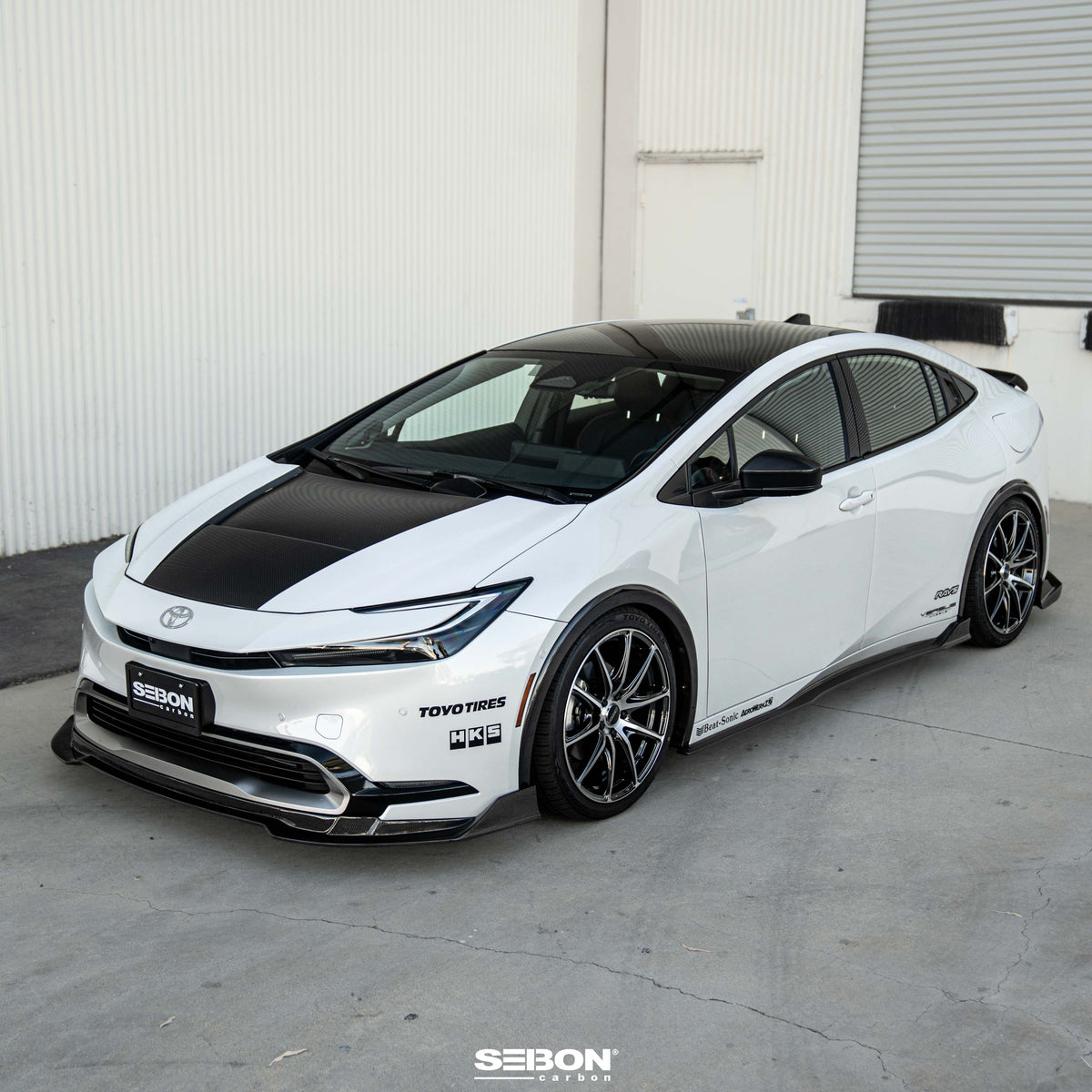Seibon 23-25 Toyota Prius Carbon Fiber Mirror Cover - MC23TYPR