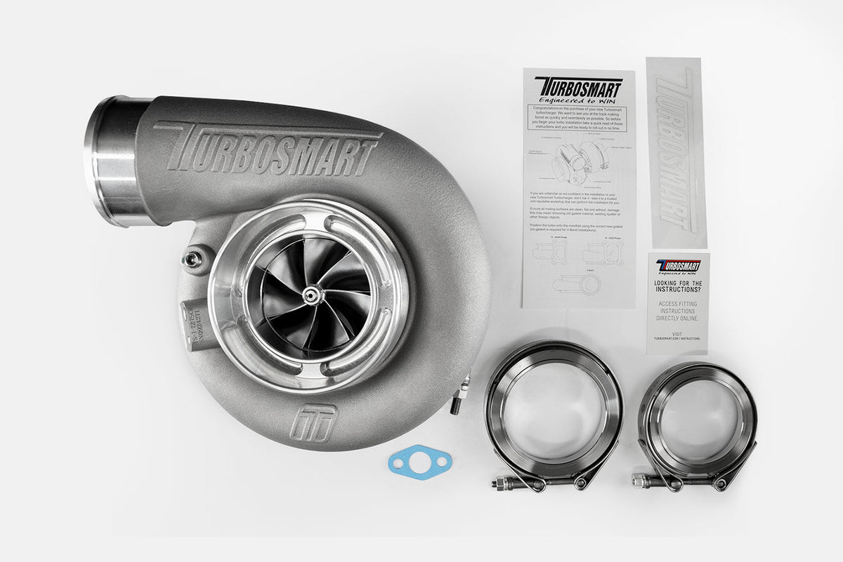 Turbosmart 7275 V-Band 0.96AR Externally Wastegated Water Cooled TS-2 Turbocharger - TS-2-7275C-VB096E