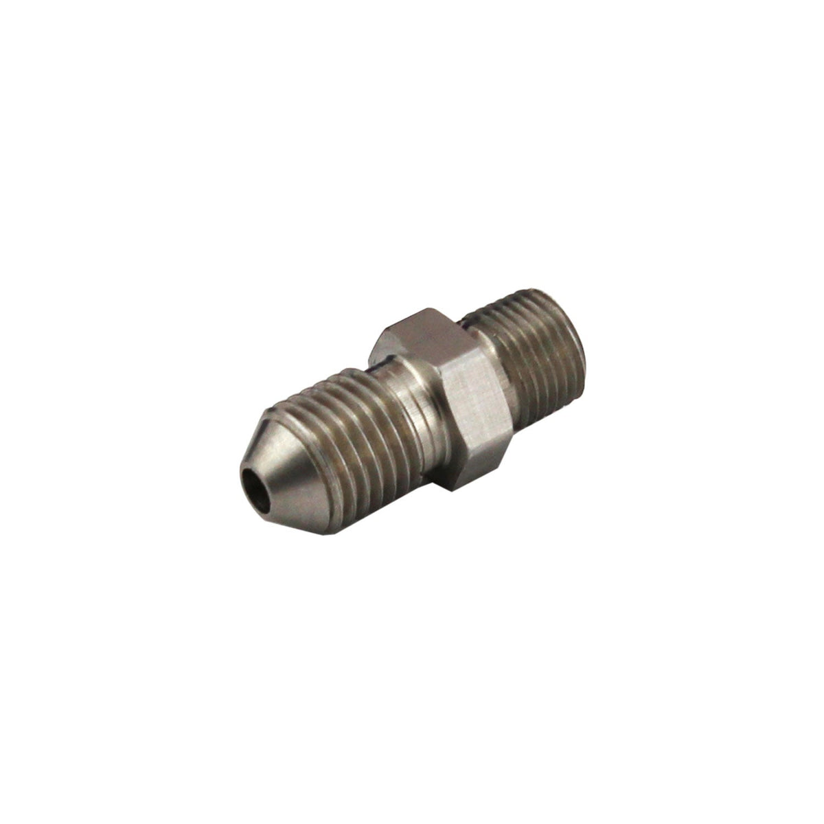 Turbosmart 8mm / 5/16in Hose End to 1/8 NPT Male Straight - Black - TS-NH-0308-BK