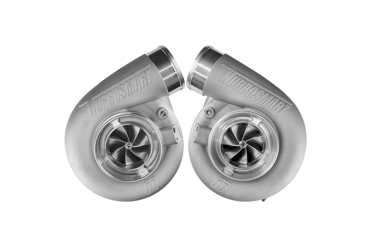 Turbosmart V-Band 0.96AR Oil Cooled TS-1-7880C Mirror Twin Turbo Package - TS-1-7880C-VB096E-MT