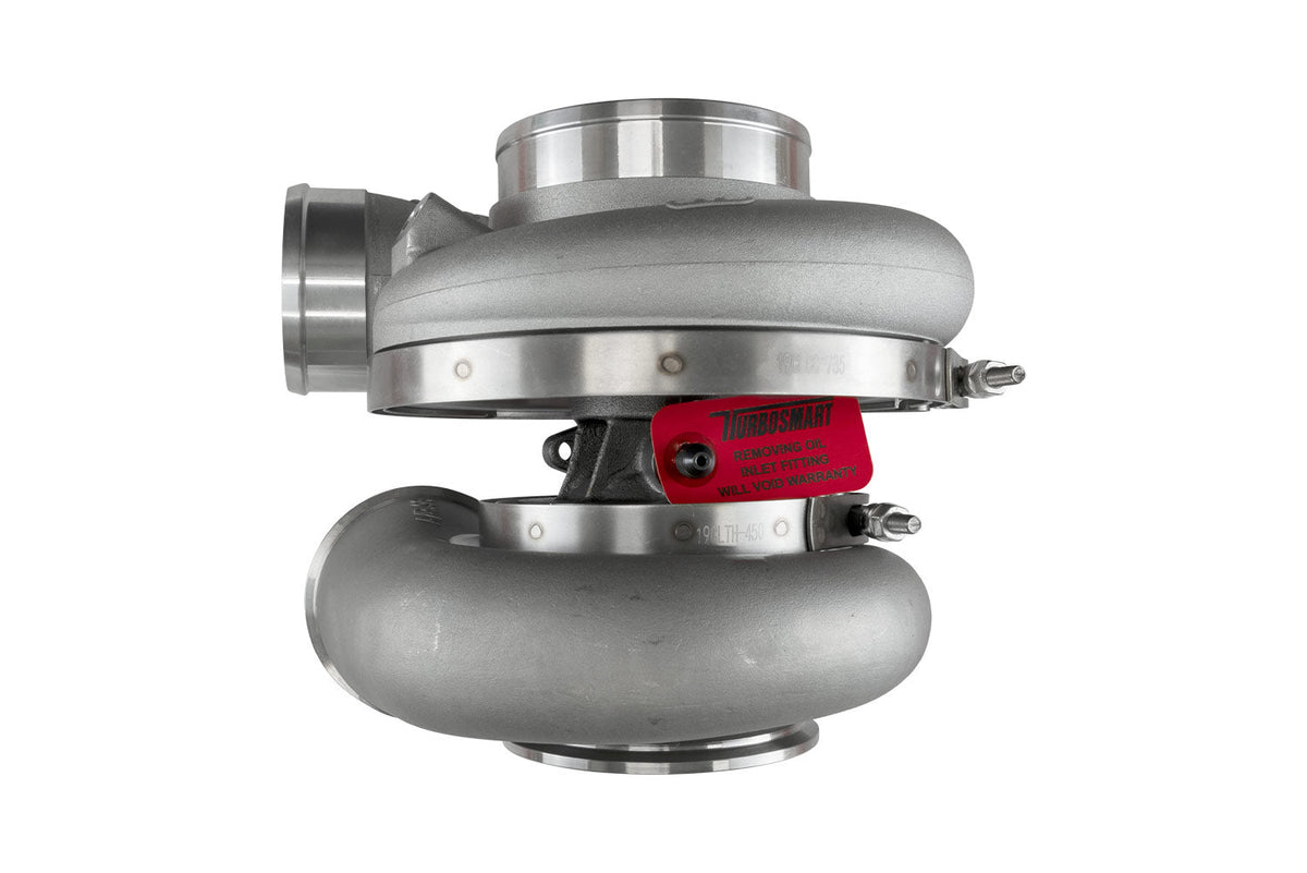 Turbosmart 7675 Pro T4 Divided 1.28AR Externally Wastegated Water Cooled TS-2 Turbocharger - TS-2-7675CP-D4128E