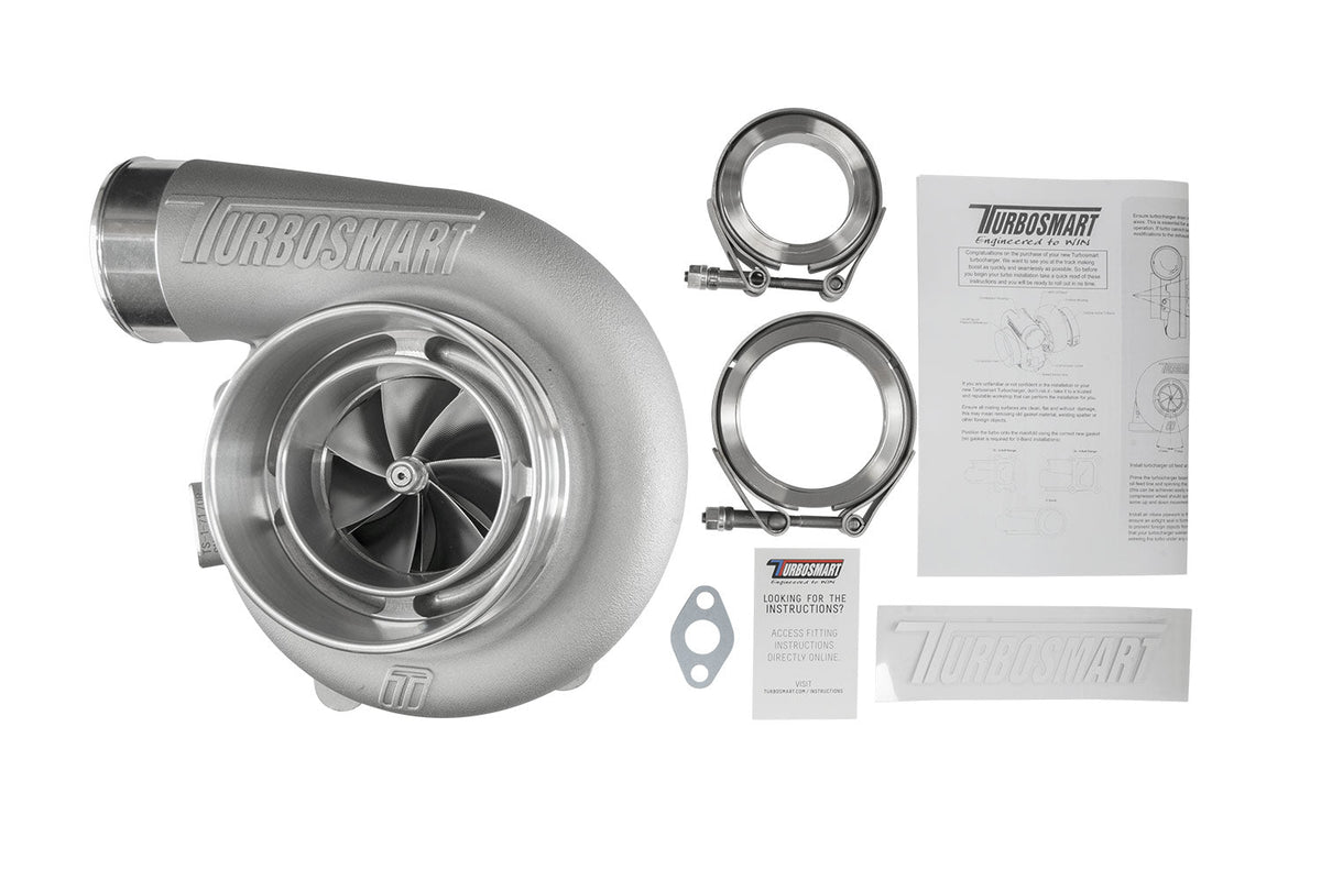 Turbosmart 7170 V-Band 1.07AR Externally Wastegated Reverse Rotation TS-1 Turbocharger - TS-1-7170B-VR107E