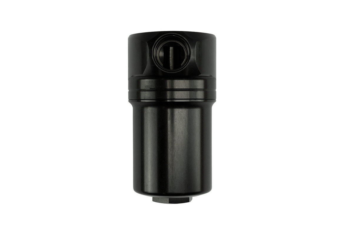 Turbosmart 10um 10AN Fuel Filter Canister - Black - TS-0402-1242