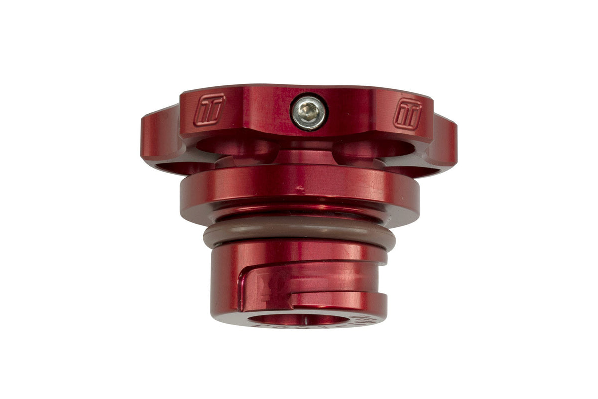 Turbosmart Ford Mustang/Ranger/F150 Notch Oil Cap - Red - TS-0891-0674