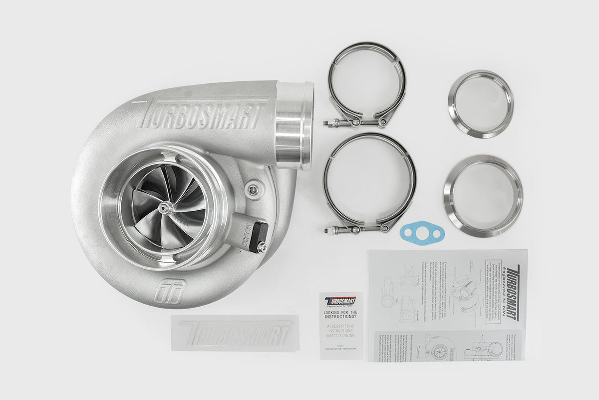 Turbosmart 7675 V-Band 1.24AR Externally Wastegated Water Cooled TS-2 Turbocharger - TS-2-7675C-VB124E