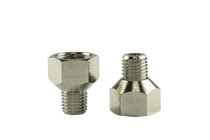 Turbosmart M10 Female to 1/8 NPT Male Straight - Black - TS-MN-10F03-BK