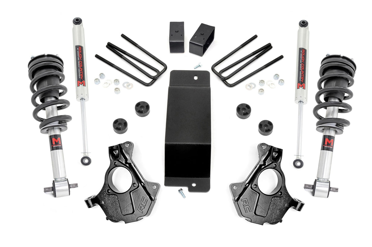 3.5 Inch Lift Kit | Alu/Stamp Steel LCA | M1 Strut | Chevy/GMC 1500 (14-18 &amp; Classic)