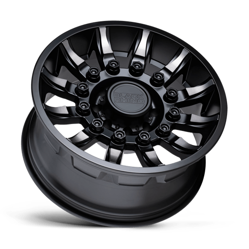 Black Rhino Hard Alloys Mission 20X9 5X127 +2MM Matte Black W/ Machined Tint
