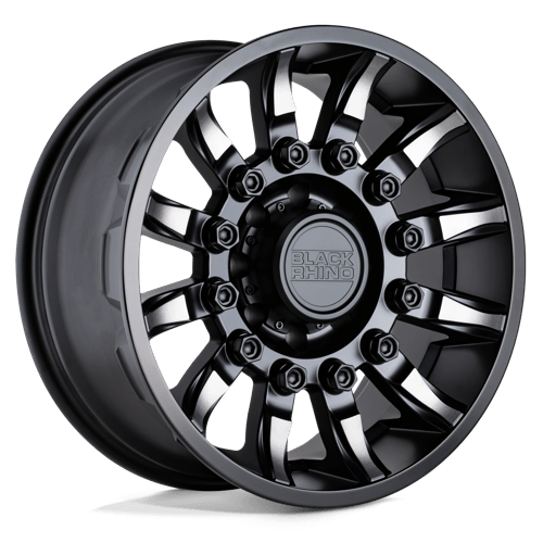 Black Rhino Hard Alloys Mission 20X9 5X127 -18MM Matte Black W/ Machined Tint