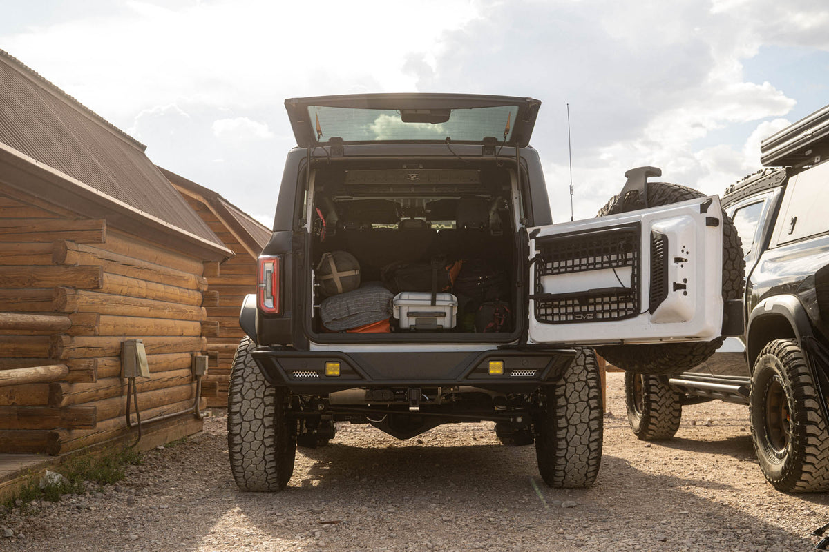 DV8 Offroad - 2021-2026 Ford Bronco | Tailgate Molle Panel - MPBR-02