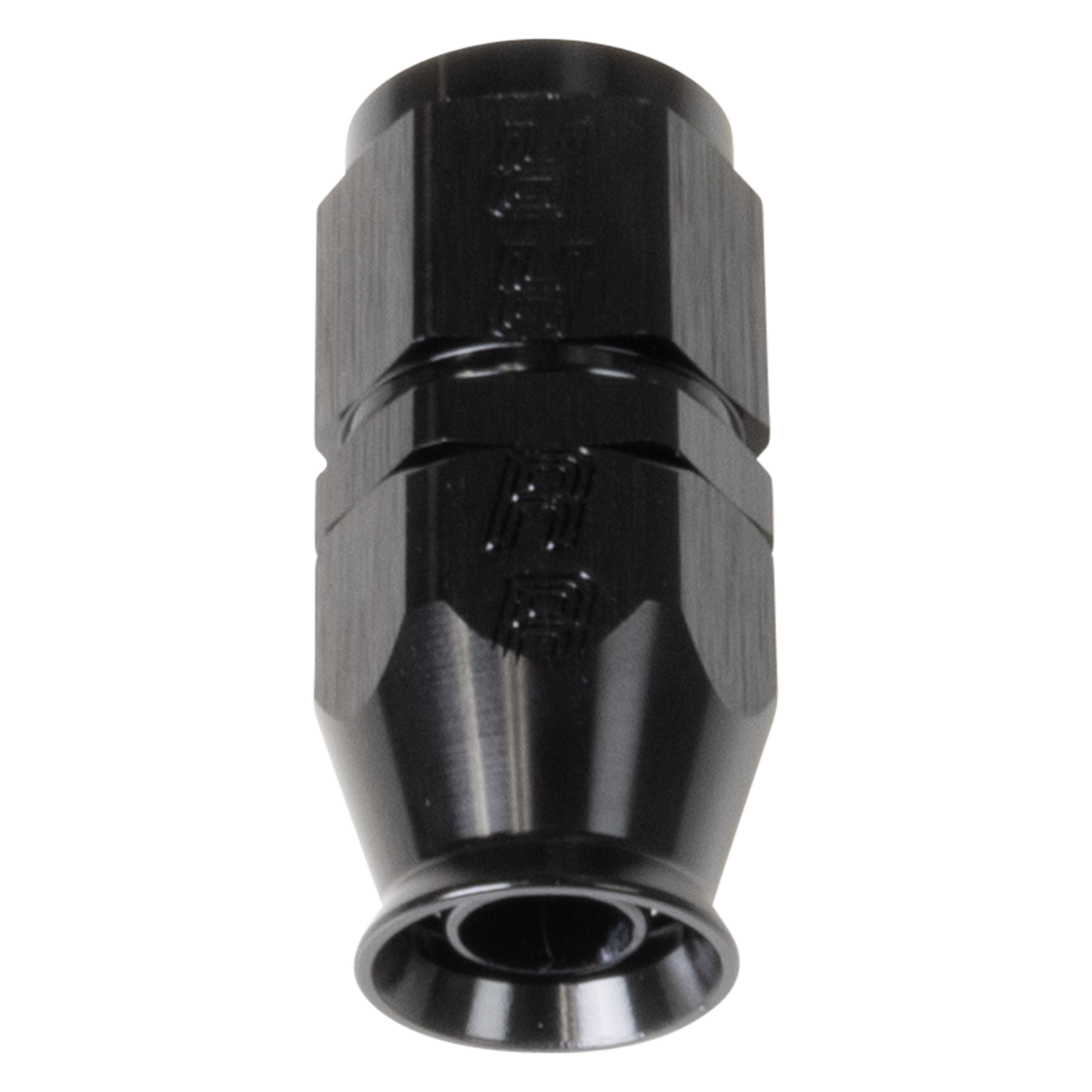 Russell Black Straight -8 Pro Ptfe Hose End - 550553 - angle view