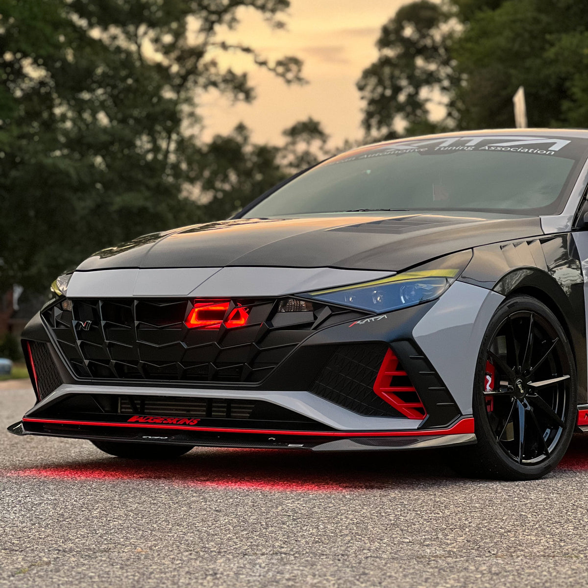 Velossa Tech - 2022+ Hyundai Elantra N BIG MOUTH &quot;LIT KIT&quot; Ram Air Intake Snorkel