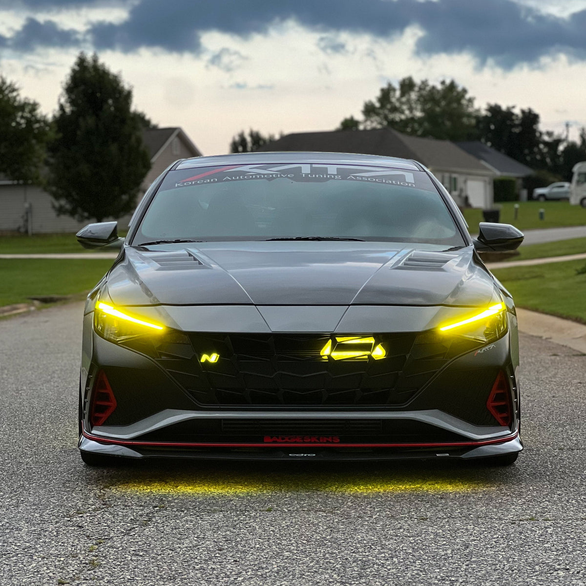 Velossa Tech - 2022+ Hyundai Elantra N BIG MOUTH &quot;LIT KIT&quot; Ram Air Intake Snorkel