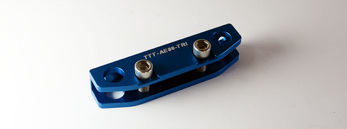 Front Tri-Bar Add-On for T3 Front Strut Brace for AE86 Corolla