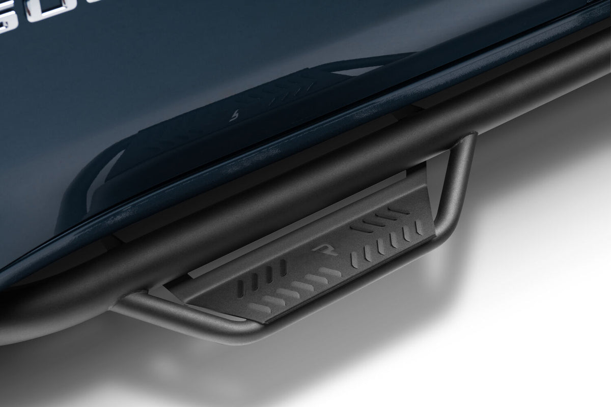 N-Fab Podium LG 2019 Chevy/GMC 1500 Crew Cab - Cab Length - Tex. Black - 3in - HPC1980CC-TX