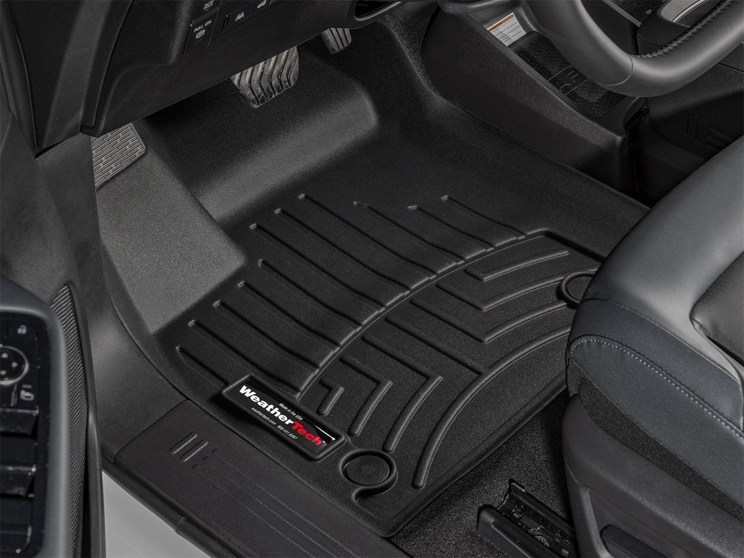 Weathertech - FloorLiner™ DigitalFit® Black Front & Rear Set - 441969-1-2