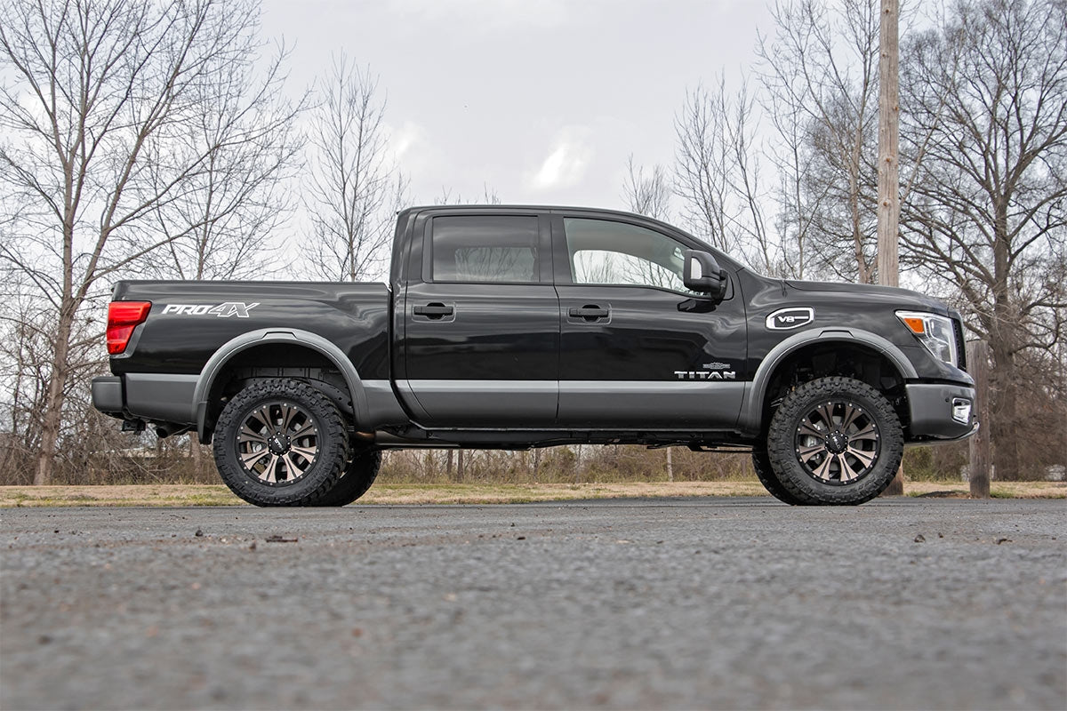 Rough Country - 3 Inch Lift Kit - N3 Shocks - Nissan Titan 2WD/4WD (2004-2024) - 83430 by Rough Country - installed view