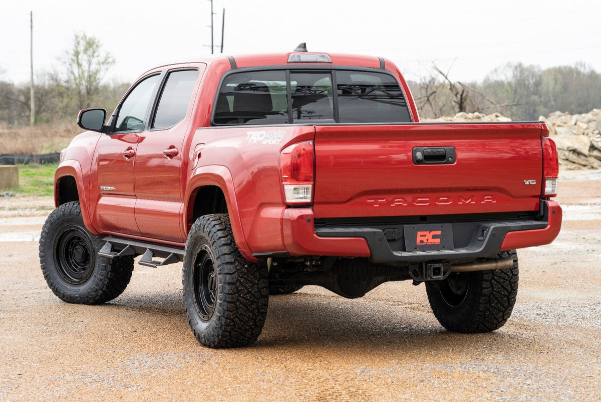 Rough Country - 3.5 Inch Lift Kit - Red UCA - Vertex/V2 - Toyota Tacoma 2WD/4WD (2005-2023) - 74258RED for 2005-2023 Toyota T